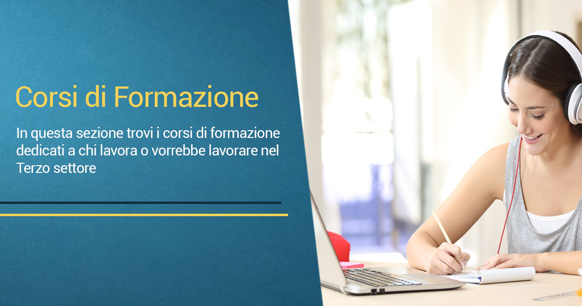 corsi di formazione terzo settore