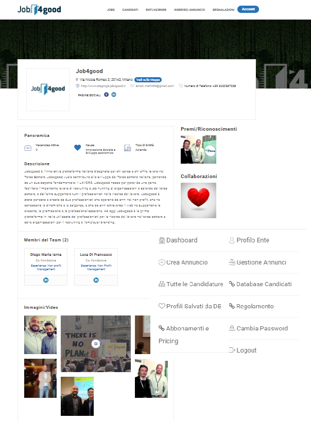 prova pagina aziendale