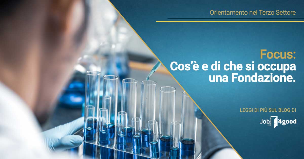 Fondazioni cosa sono e di cosa si occupano Job4Good