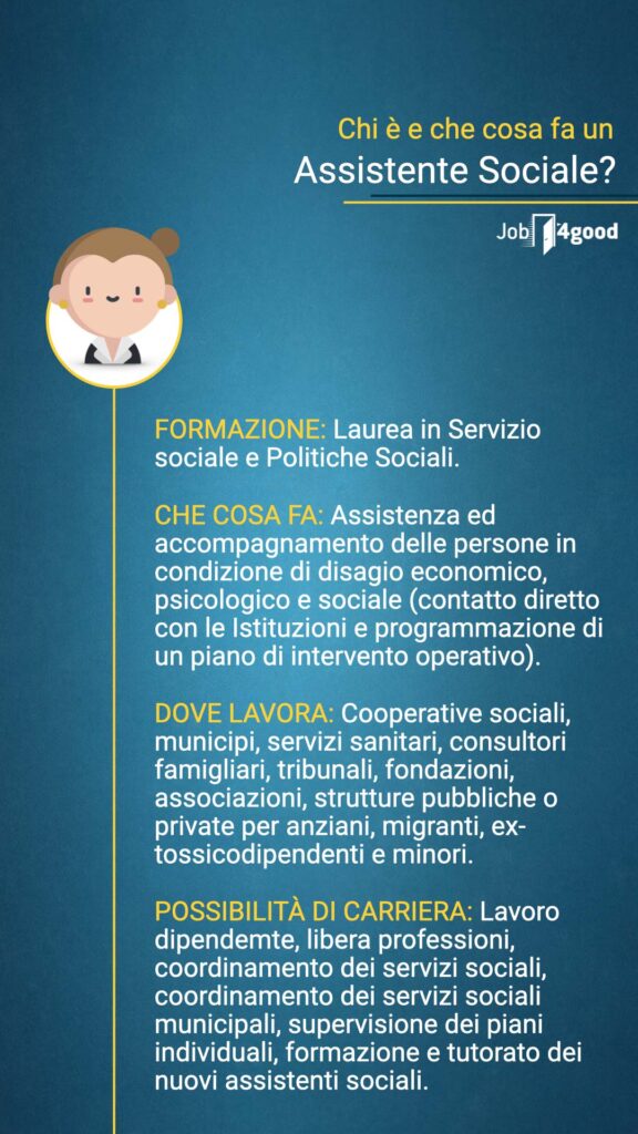 Focus l’assistente sociale Job4Good