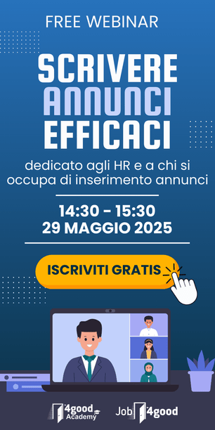 webinar job4good inserimento annunci efficaci