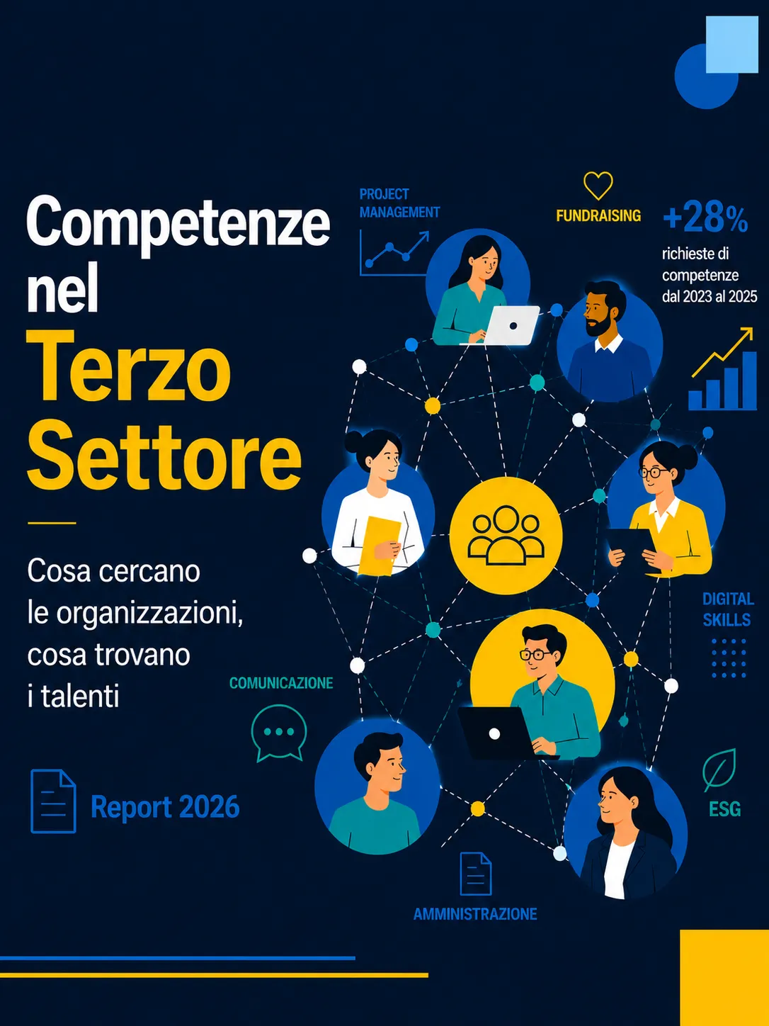 report competenze terzo settore 2026 j4g