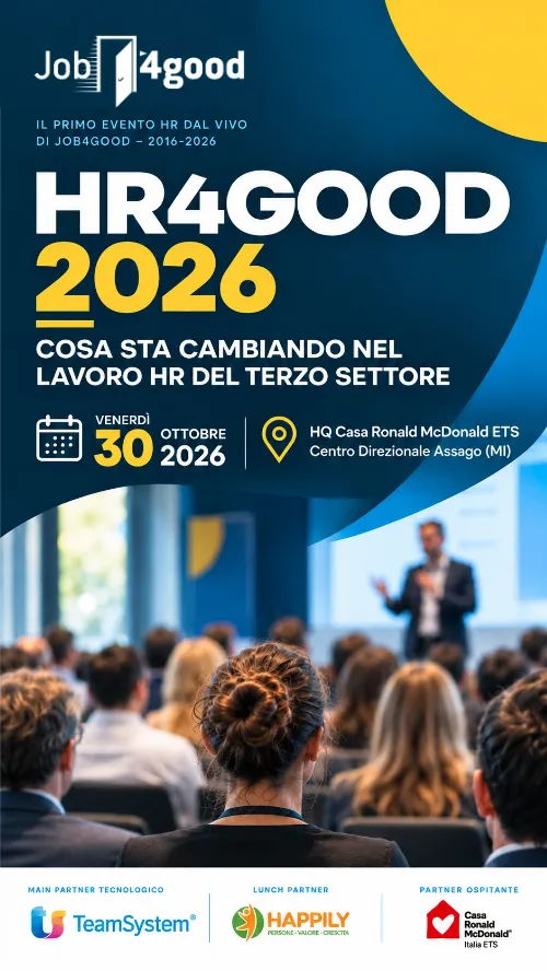 HR4GOOD evento hr per il terzo settore risorse umane non profit HR4GOOD evento hr per il terzo settore risorse umane non profit